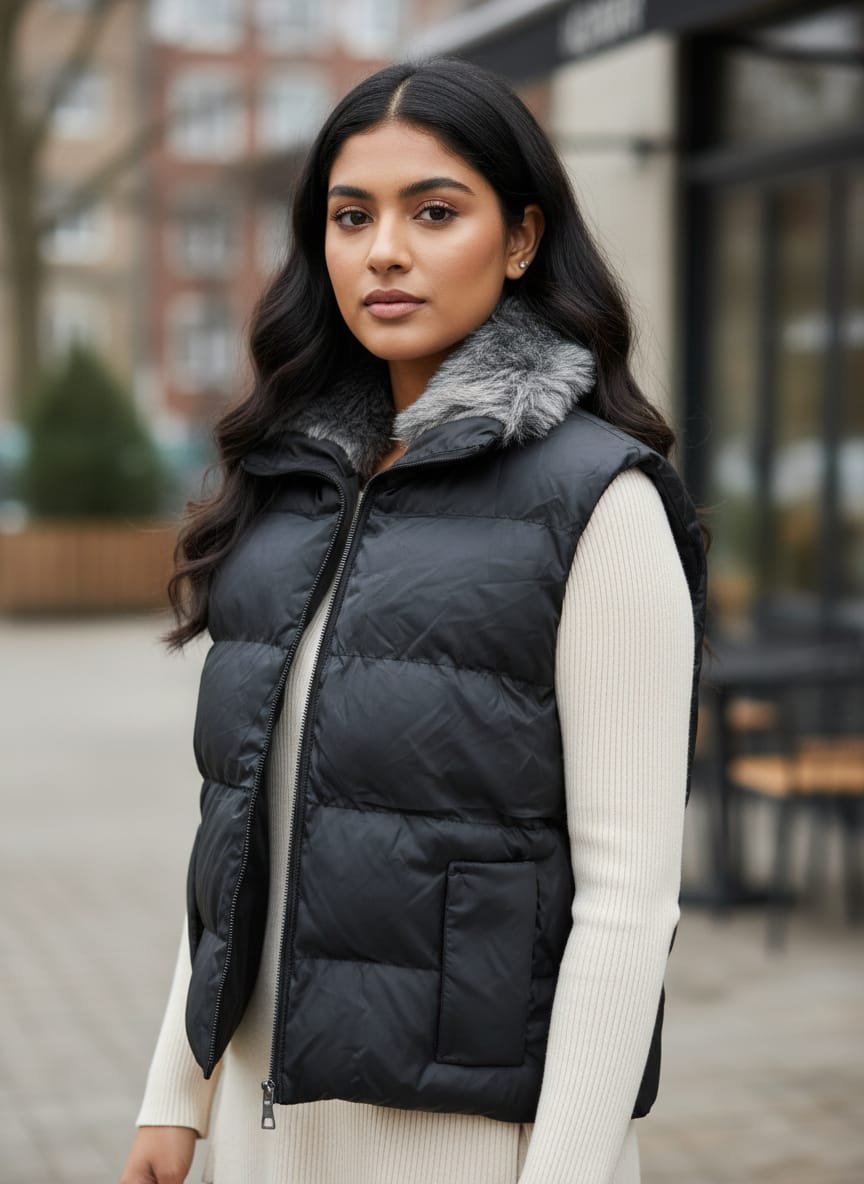 Luxurious Faux Fur Puffer Jacket | Winter Essential